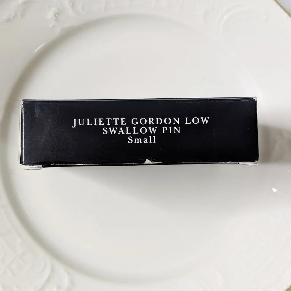 Juliette Gordon Lowe Small Sparrow Pin Rhinestone